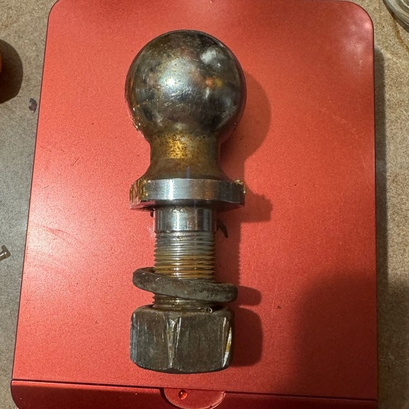 Curt 2” 7,500 Pounds lbs Chrome Trailer Hitch Ball 1”x2 1/8” Shank - Picture 2 of 2